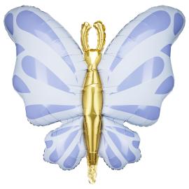 Perhonen Folioilmapallo Sininen/Kulta