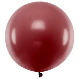 Iso Py&ouml;re&auml; Lateksiilmapallo Viininpunainen Pastelli