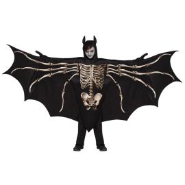 Lepakko-tunika Hupulla ja Siivillä Lapsille