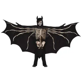 Lepakko-tunika Hupulla ja Siivillä Lapsille