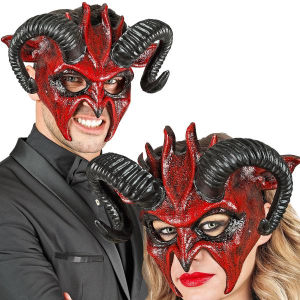 Commedia Dell'arte Paholainen Puolinaamari