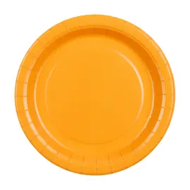 Paperilautaset Vaaleanoranssi 18 cm 6 kpl