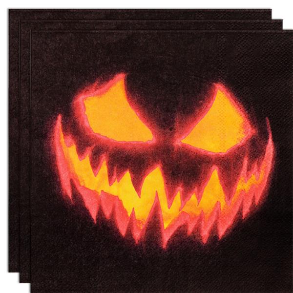 Halloween-lautasliinat Pelottava Kurpitsa