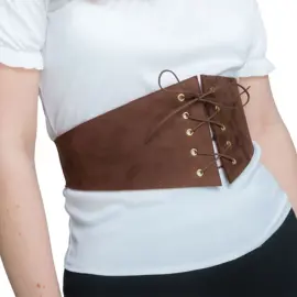 Korsettivy&ouml; Ruskea Keinomokka