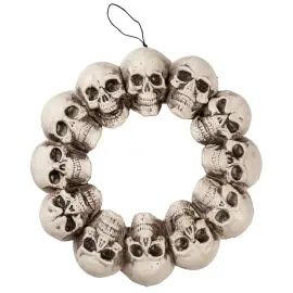 Halloween Ovikranssi Pääkallot