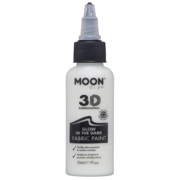 Moon Glow Itsevalaiseva Tekstiiliväri Näkymätön 30 ml
