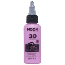 Moon Glow Itsevalaiseva Tekstiiliväri Violetti 30 ml