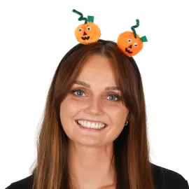 Hiuspanta Halloweenkurpitsoilla