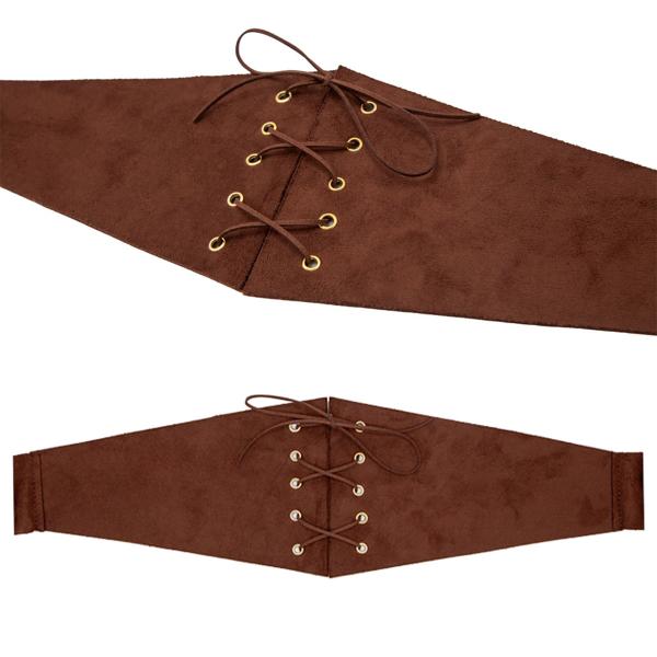 Korsettivyö Ruskea Keinomokka