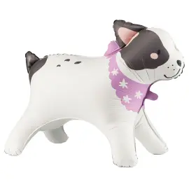 Kävelevä Bulldoggi Folioilmapallo ja Koirakortti