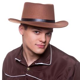 Ruskea Cowboyhattu Western