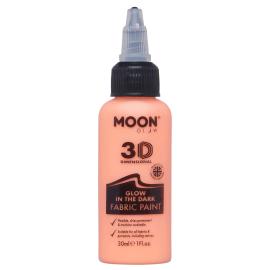 Moon Glow Itsevalaiseva Tekstiiliväri Oranssi 30 ml