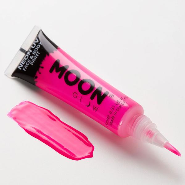Moon Glow Neon UV Vartalo- & Kasvomaali Harjalla
