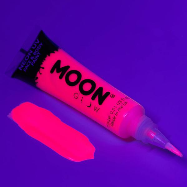 Moon Glow Neon UV Vartalo- & Kasvomaali Harjalla