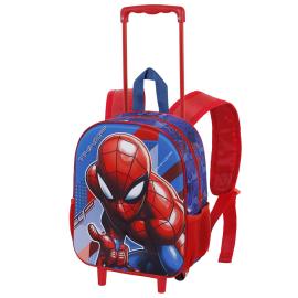 Spiderman 3D Reppu Pyörillä