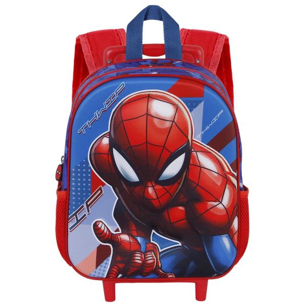 Spiderman 3D Reppu Pyörillä