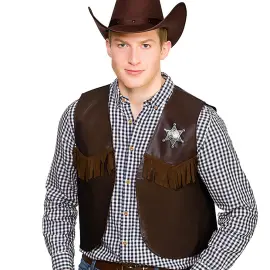Cowboy Liivi Tummanruskea