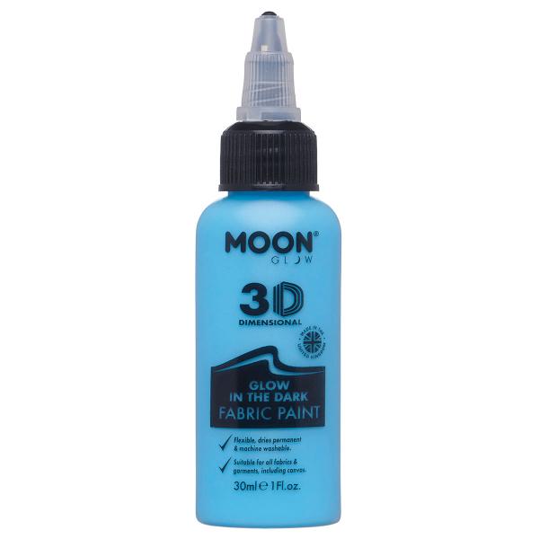 Moon Glow Itsevalaiseva Tekstiiliväri Sininen 30 ml