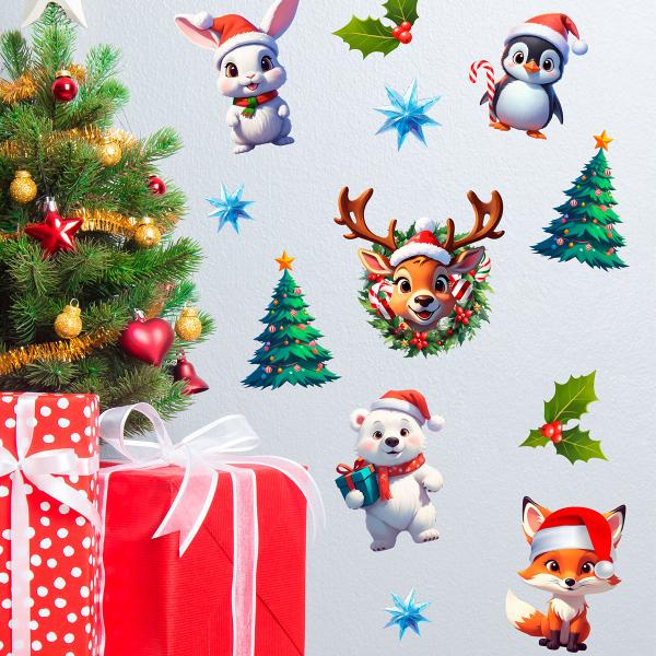 Seinätarrat Jouluaiheella 12 kpl