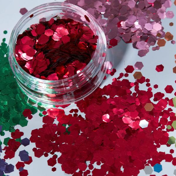 Moon Glitter Classic Chunky Glitter Punainen