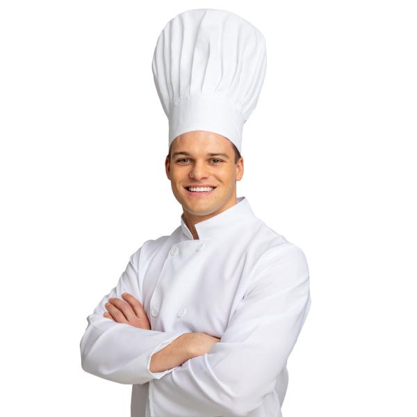 Pitkä Valkoinen Kokkihattu