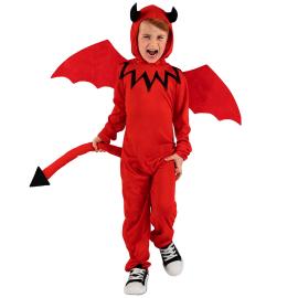 Paholaisen Asu Pyrstöllä ja Siivillä Lapsille 116-128 cm