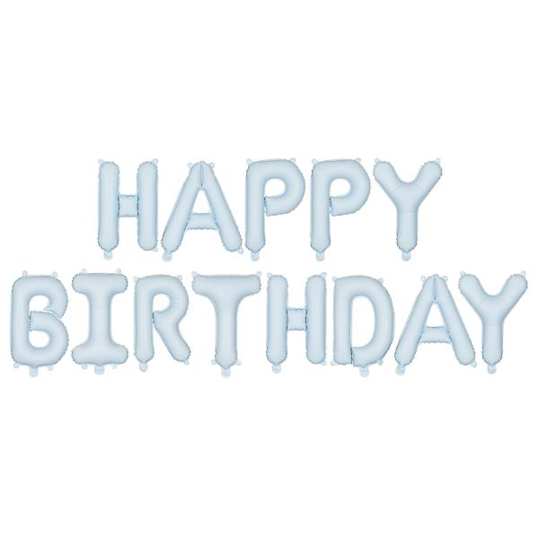 Happy Birthday Ilmapalloviirinauha Sininen