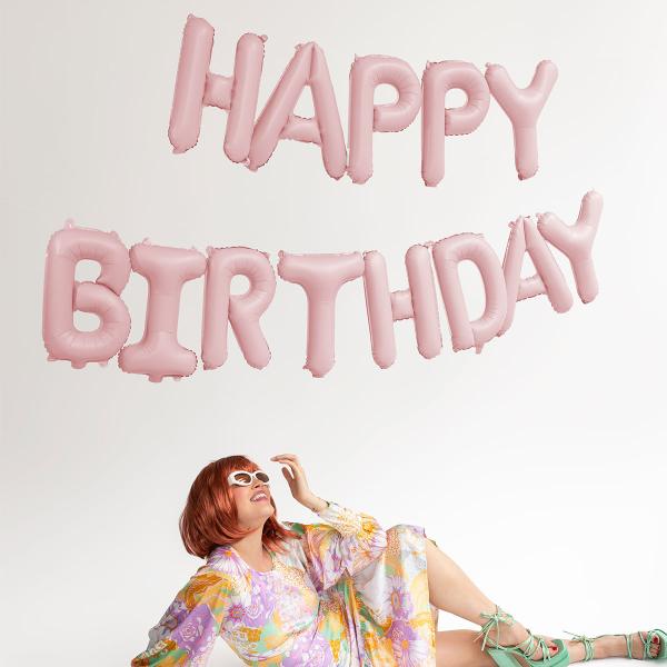 Happy Birthday Ilmapalloviirinauha Pinkki