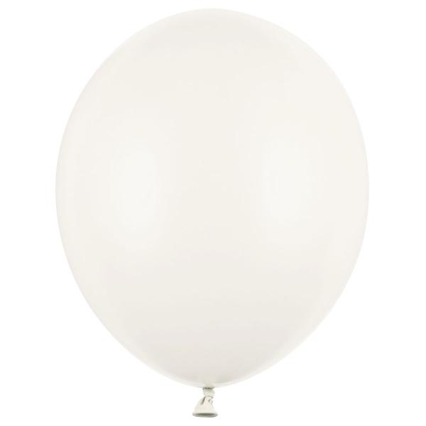 Vahvat Ilmapallot Norsunluuvalkoinen Pastelli 23 cm 100-pakkaus