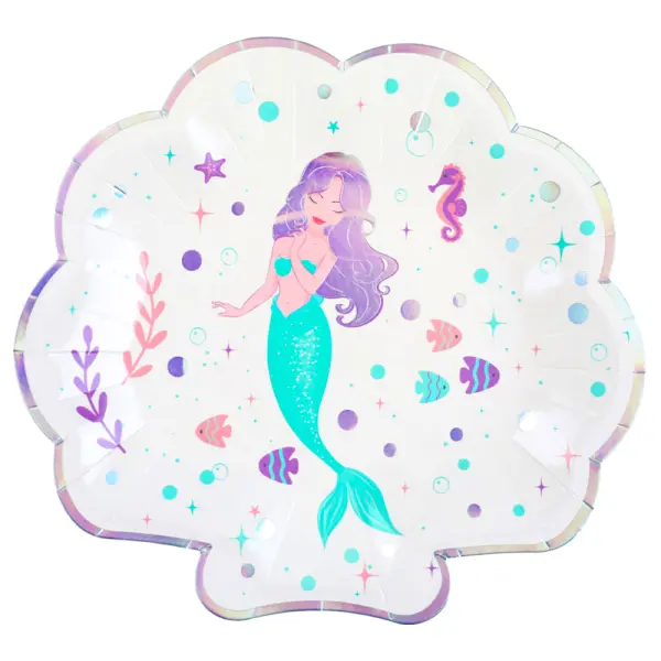 Pahvilautaset Mermaid Party