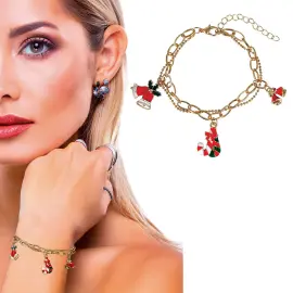 Rannekoru Jouluriipuksilla