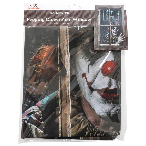 Ikkunakoriste Halloween Pelottava Klovni