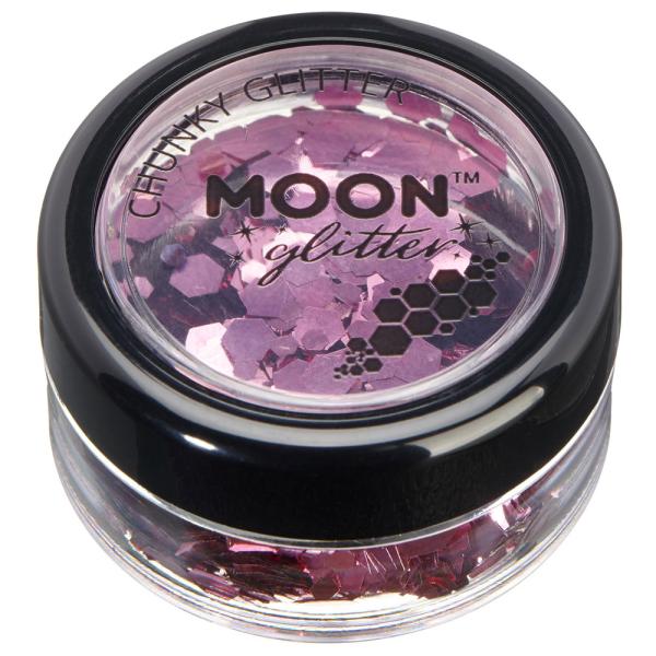 Moon Glitter Classic Chunky Glitter Vaaleanpunainen