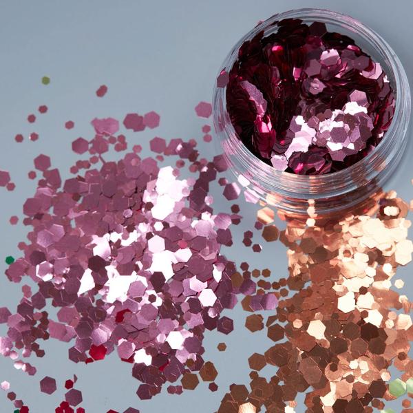 Moon Glitter Classic Chunky Glitter Vaaleanpunainen