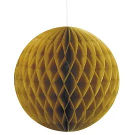 Riippuva Hunajakennopallo Kulta