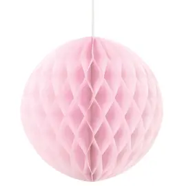 Riippuva Hunajakennopallo Vaaleanpinkki