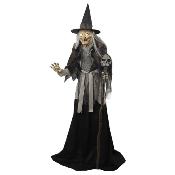 Liikkuva Noita Halloween-rekvisiitta