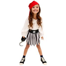 Merirosvoasu Hame ja Bandana Lapsille