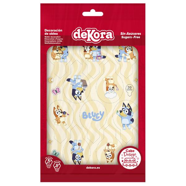 Syötävät Muffinssikoristeet Bluey 6,3 cm 12 g 20 kpl