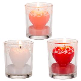 Syd&auml;nkynttil&auml; Koristeellisessa Lasissa