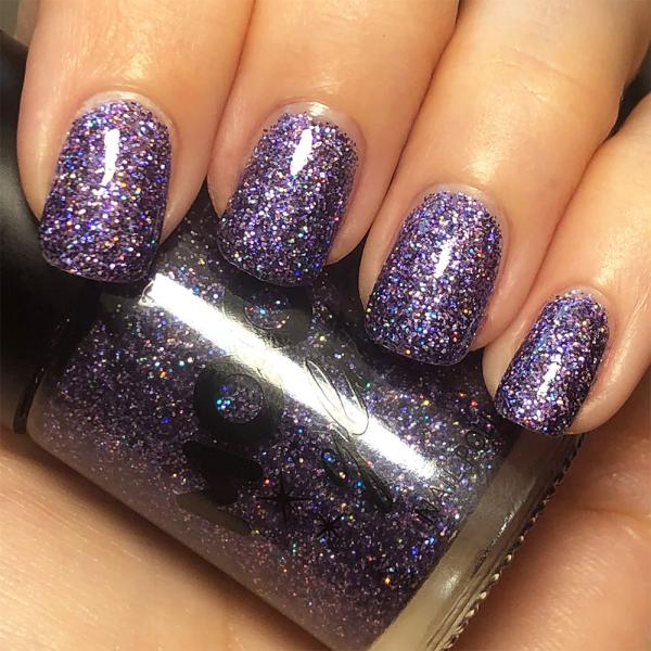 Moon Glitter Holografinen Kynsilakka Violetti