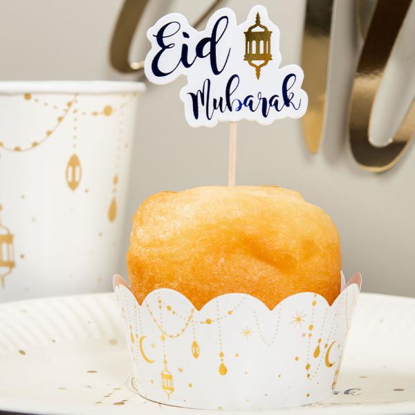 Eid Mubarak Cupcake Koristeet