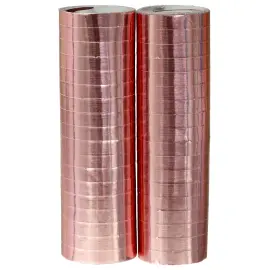 Serpentiinit Metallinhohto Vaaleanpinkki 2 kpl