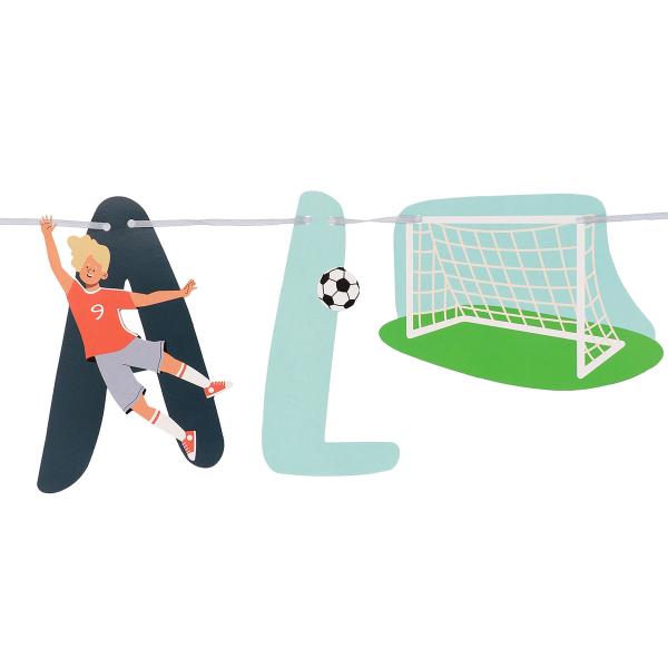 Kirjainviirinauha Jalkapallojuhlat 1,7 m