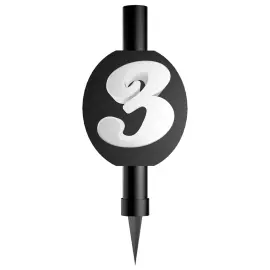 Musta Jääsoihtu Numerolla 3