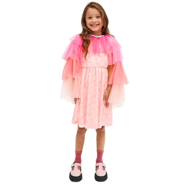 Pinkki Ombre-viitta Lapsille