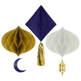 Eid Mubarak Riippuva Honeycomb