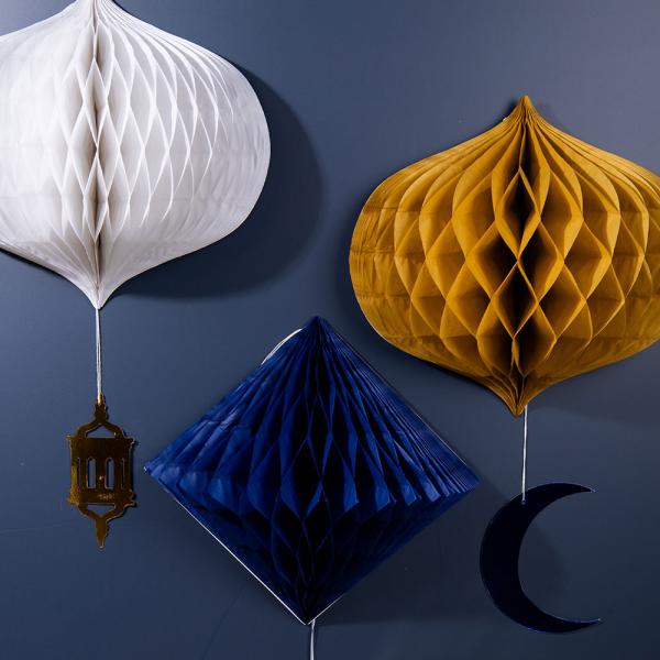 Eid Mubarak Riippuva Honeycomb