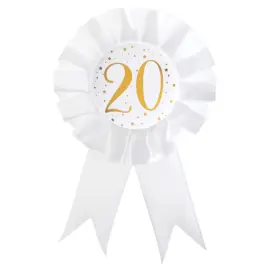 Palkintoruusuke 20 v T&auml;htikuvioinen