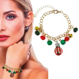 Rannekoru Joulupalloilla